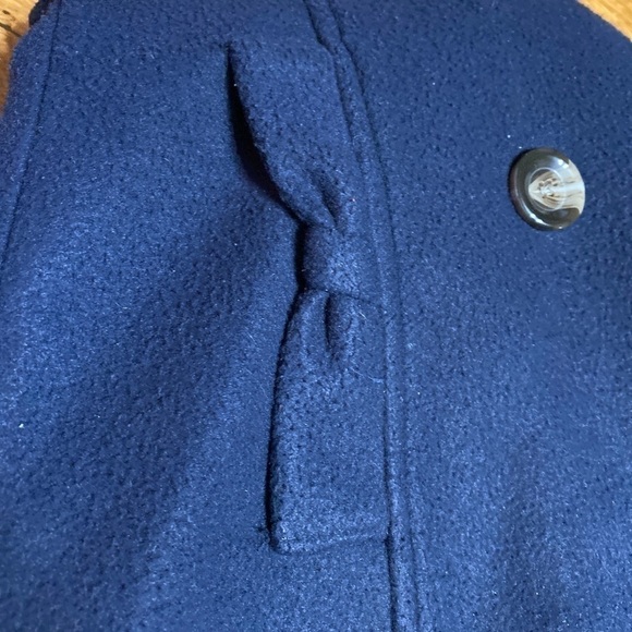 sacha Pacha Navy Blue Fleece Jacket Button Small - Picture 9 of 9